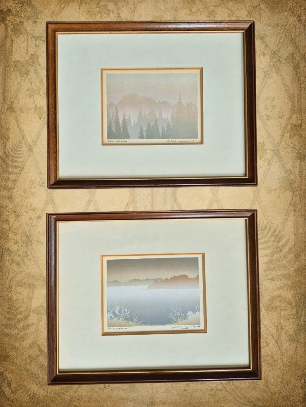 Peculiar Passages 🚪🧚‍♂️ Vintage MCM Framed Lithograph Art by P. & T. Markgraf
